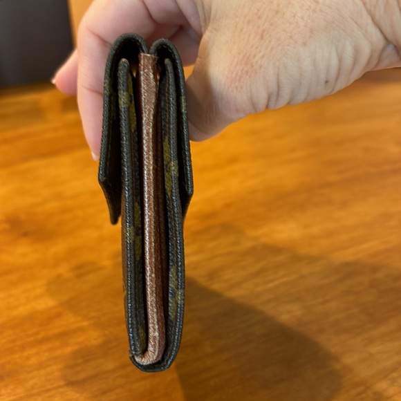 LOUIS VUITTON MONOGRAM PORTE-MONNAIE BILLETS CHANGE BILL HOLDER WALLET COIN 🤎🧡 - Picture 17 of 17